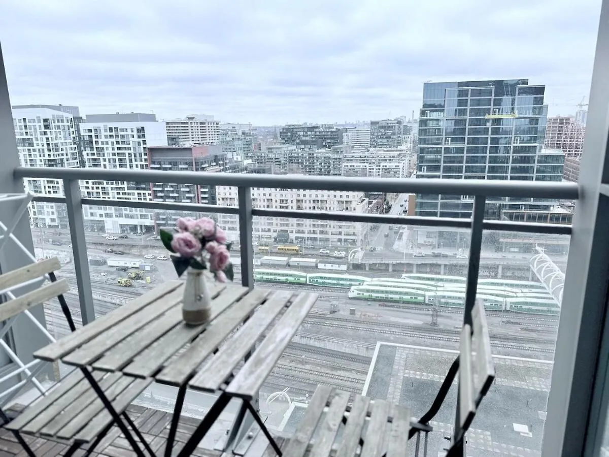 טורונטו Downtown 1Br Apartment Near Cn Tower -Free Parking